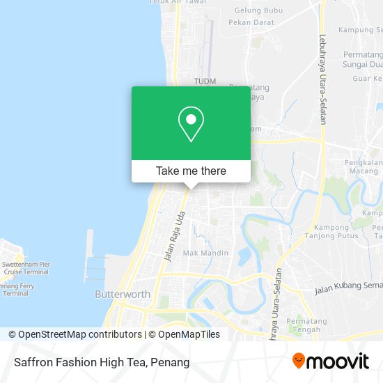 Saffron Fashion High Tea map