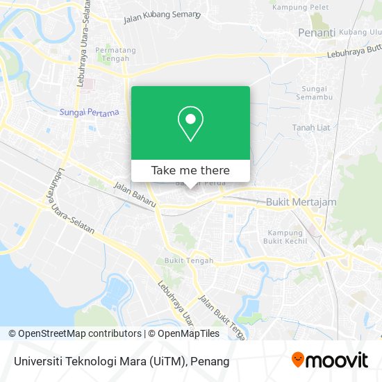 Universiti Teknologi Mara (UiTM) map