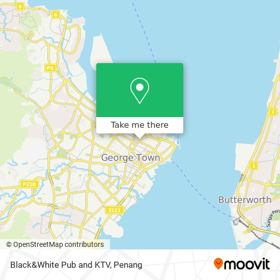 Black&White Pub and KTV map