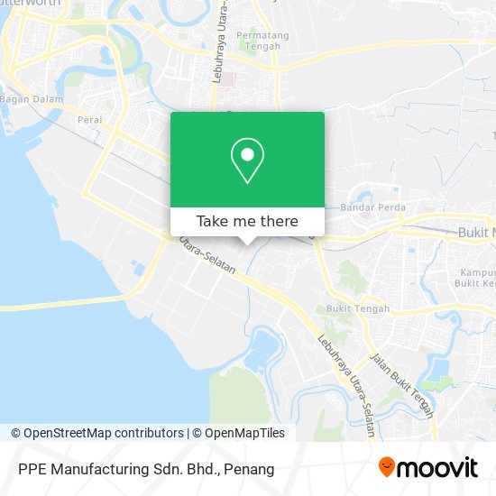 PPE Manufacturing Sdn. Bhd. map