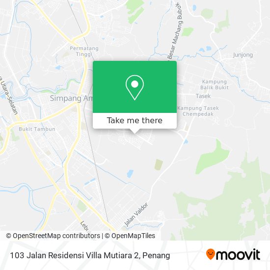 103 Jalan Residensi Villa Mutiara 2 map