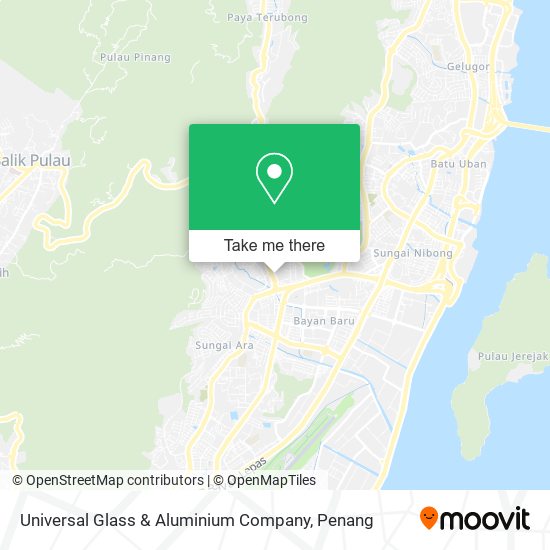 Universal Glass & Aluminium Company map