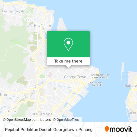 Pejabat Perhilitan Daerah Georgetown map