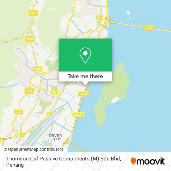 Thomson-Csf Passive Components (M) Sdn Bhd map