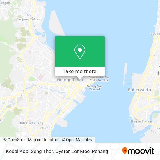 Kedai Kopi Seng Thor. Oyster, Lor Mee map