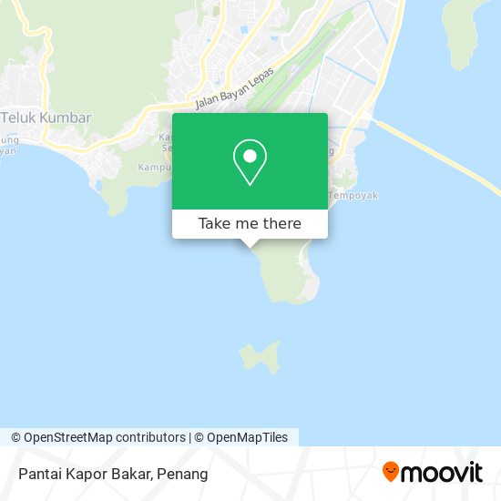 Peta Pantai Kapor Bakar