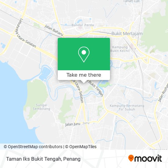 Peta Taman Iks Bukit Tengah