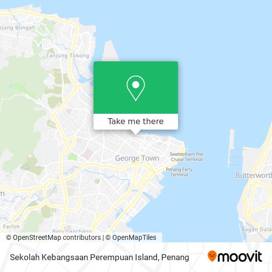 Sekolah Kebangsaan Perempuan Island map