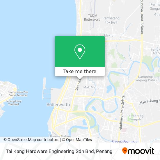 Tai Kang Hardware Engineering Sdn Bhd map