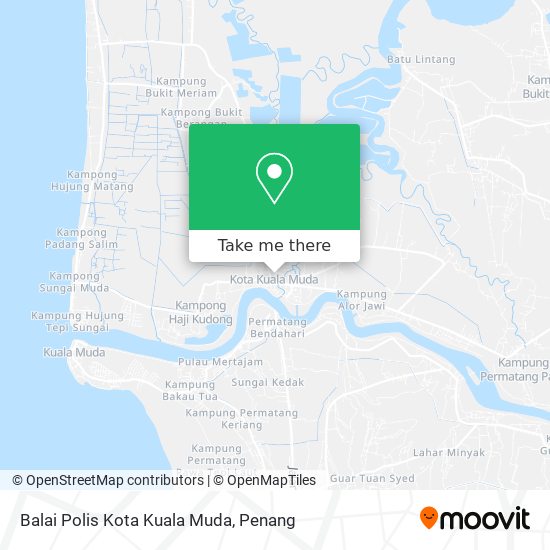 Balai Polis Kota Kuala Muda map