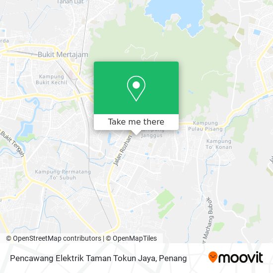 Peta Pencawang Elektrik Taman Tokun Jaya