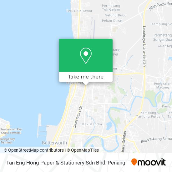 Peta Tan Eng Hong Paper & Stationery Sdn Bhd