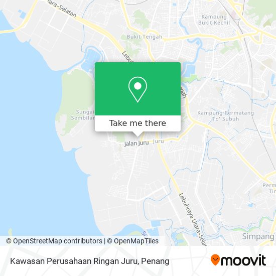 Kawasan Perusahaan Ringan Juru map