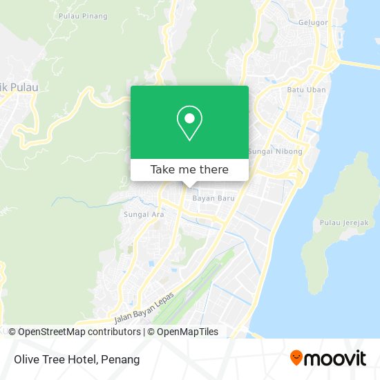 Olive Tree Hotel map