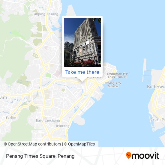 Penang Times Square map