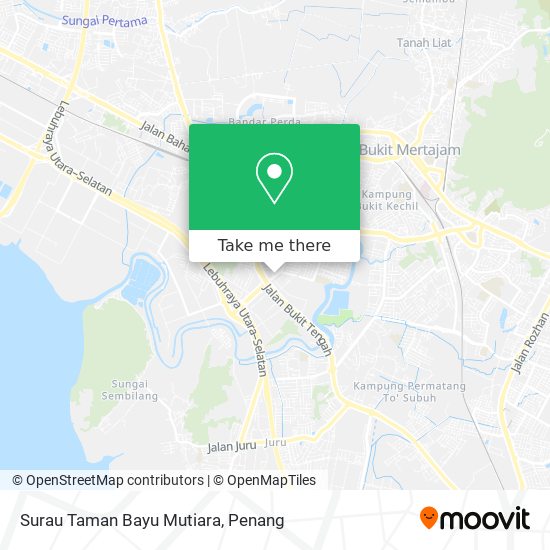 Peta Surau Taman Bayu Mutiara