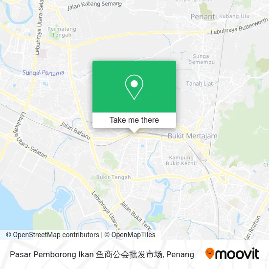 Peta Pasar Pemborong Ikan 鱼商公会批发市场