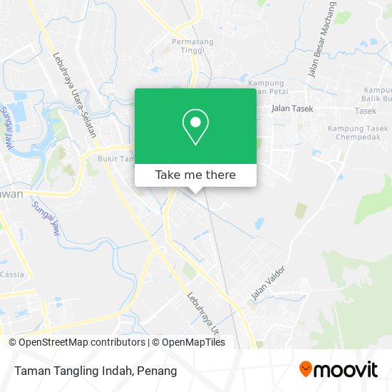Taman Tangling Indah map