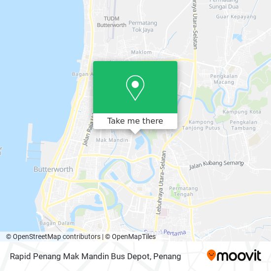 Peta Rapid Penang Mak Mandin Bus Depot