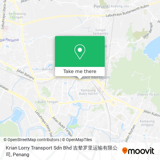 Peta Krian Lorry Transport Sdn Bhd 吉辇罗里运输有限公司