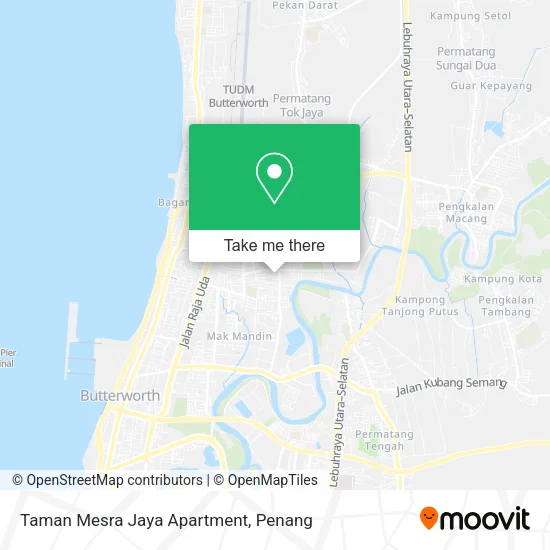 Taman Mesra Jaya Apartment map