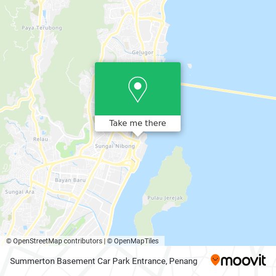 Summerton Basement Car Park Entrance map