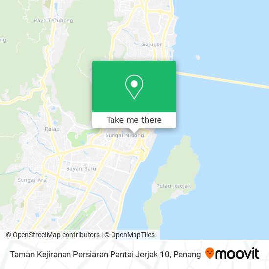 Peta Taman Kejiranan Persiaran Pantai Jerjak 10