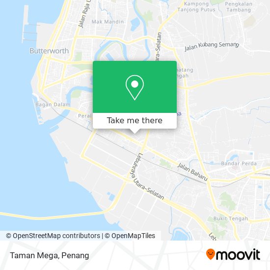 Taman Mega map