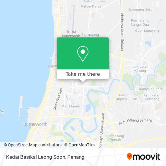 Peta Kedai Basikal Leong Soon