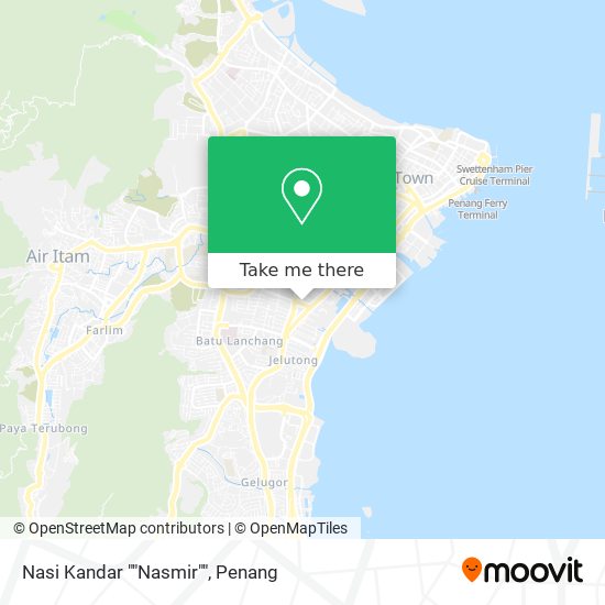 Nasi Kandar ""Nasmir"" map