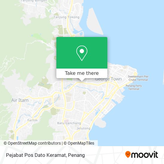 Peta Pejabat Pos Dato Keramat