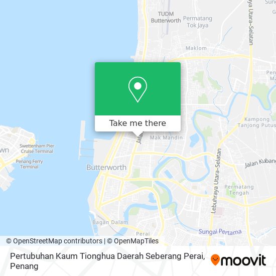 Peta Pertubuhan Kaum Tionghua Daerah Seberang Perai