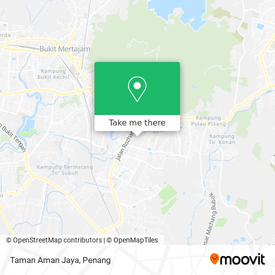 Peta Taman Aman Jaya