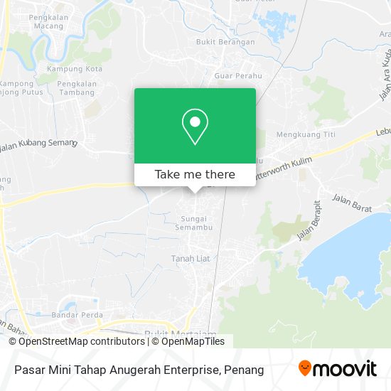 Pasar Mini Tahap Anugerah Enterprise map