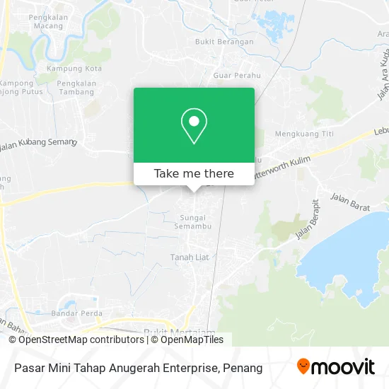Pasar Mini Tahap Anugerah Enterprise map