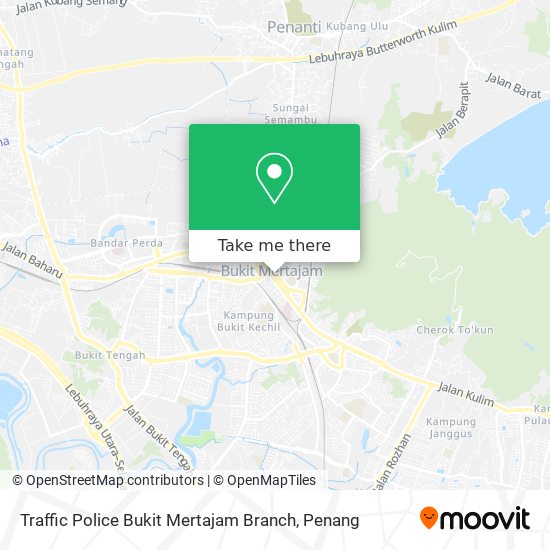 Traffic Police Bukit Mertajam Branch map