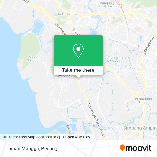 Taman Mangga map