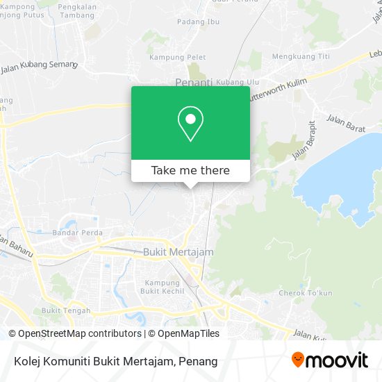 Peta Kolej Komuniti Bukit Mertajam