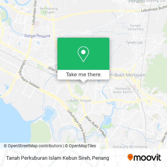 Peta Tanah Perkuburan Islam Kebun Sireh