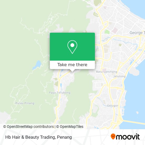 Hb Hair & Beauty Trading map
