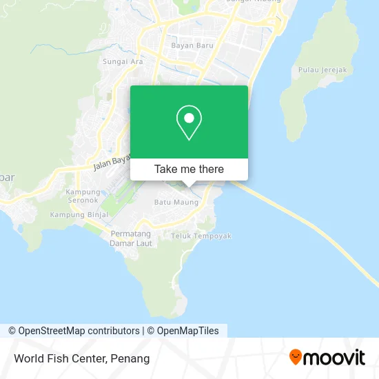 World Fish Center map