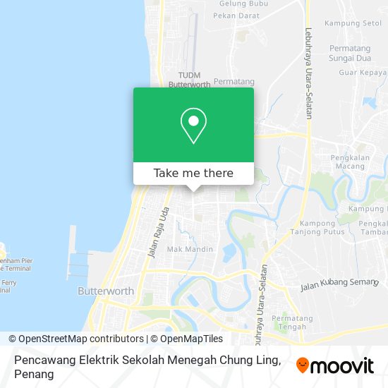Peta Pencawang Elektrik Sekolah Menegah Chung Ling