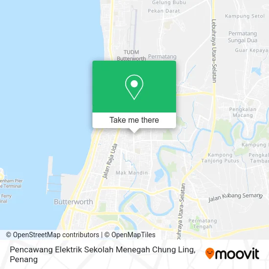 Pencawang Elektrik Sekolah Menegah Chung Ling map