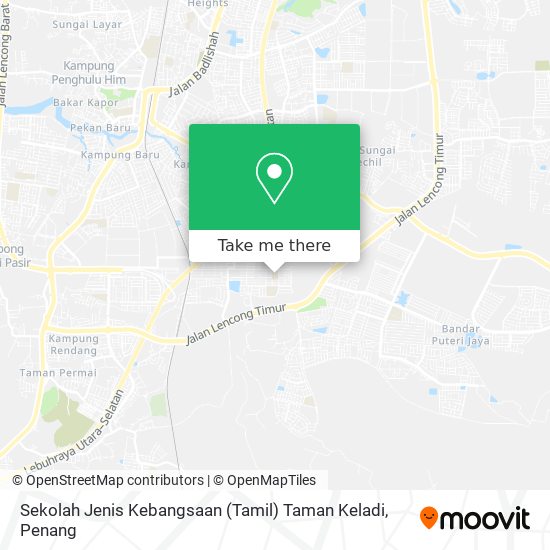 Sekolah Jenis Kebangsaan (Tamil) Taman Keladi map