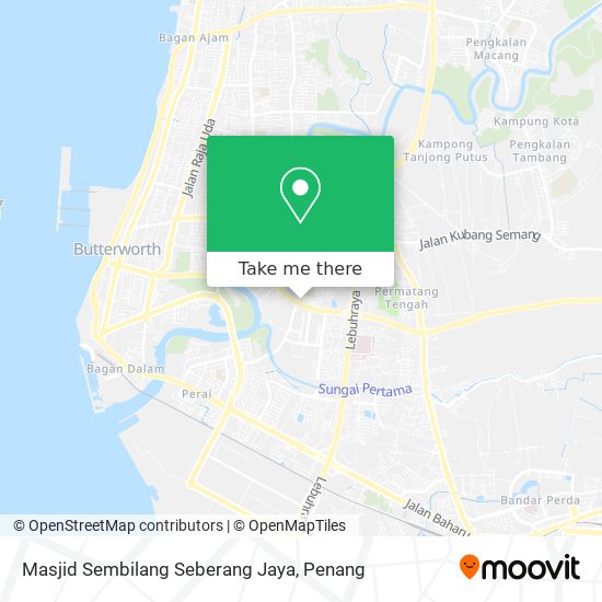 Peta Masjid Sembilang Seberang Jaya