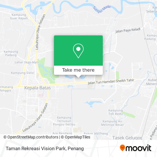 Taman Rekreasi Vision Park map