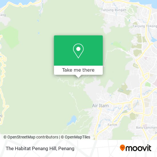 The Habitat Penang Hill map