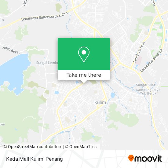 Keda Mall Kulim map