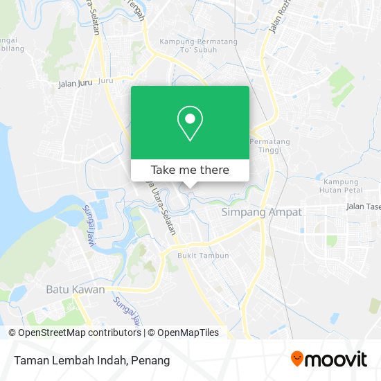 Peta Taman Lembah Indah