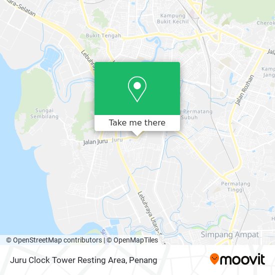 Juru Clock Tower Resting Area map